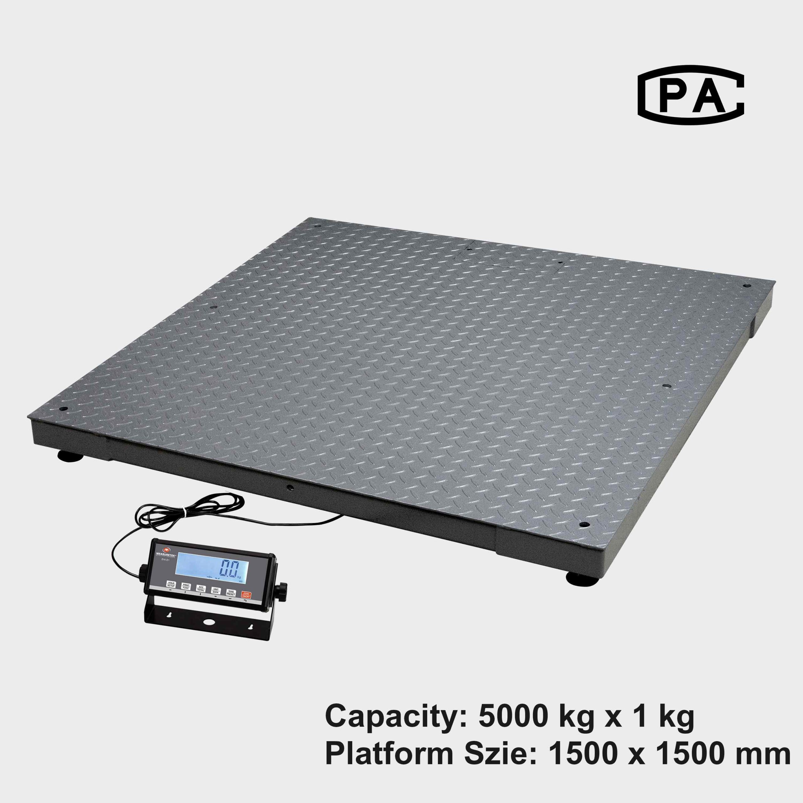 ecs b 0909 地磅 量程1t 分度200g 秤台尺寸900×900mm 碳钢台面