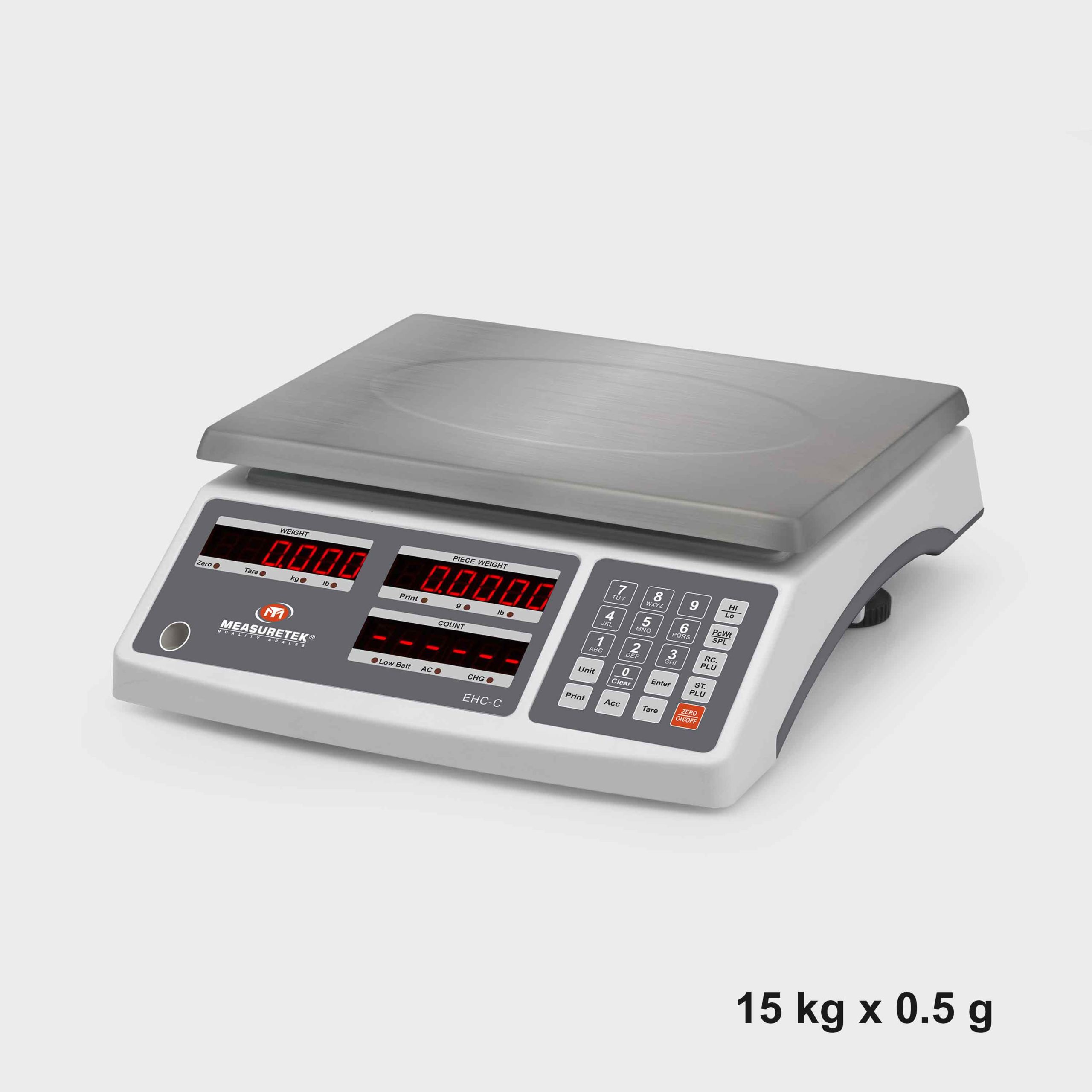 ehc c 电子计数秤 量程15kg 精度0.5g 三窗口led显示