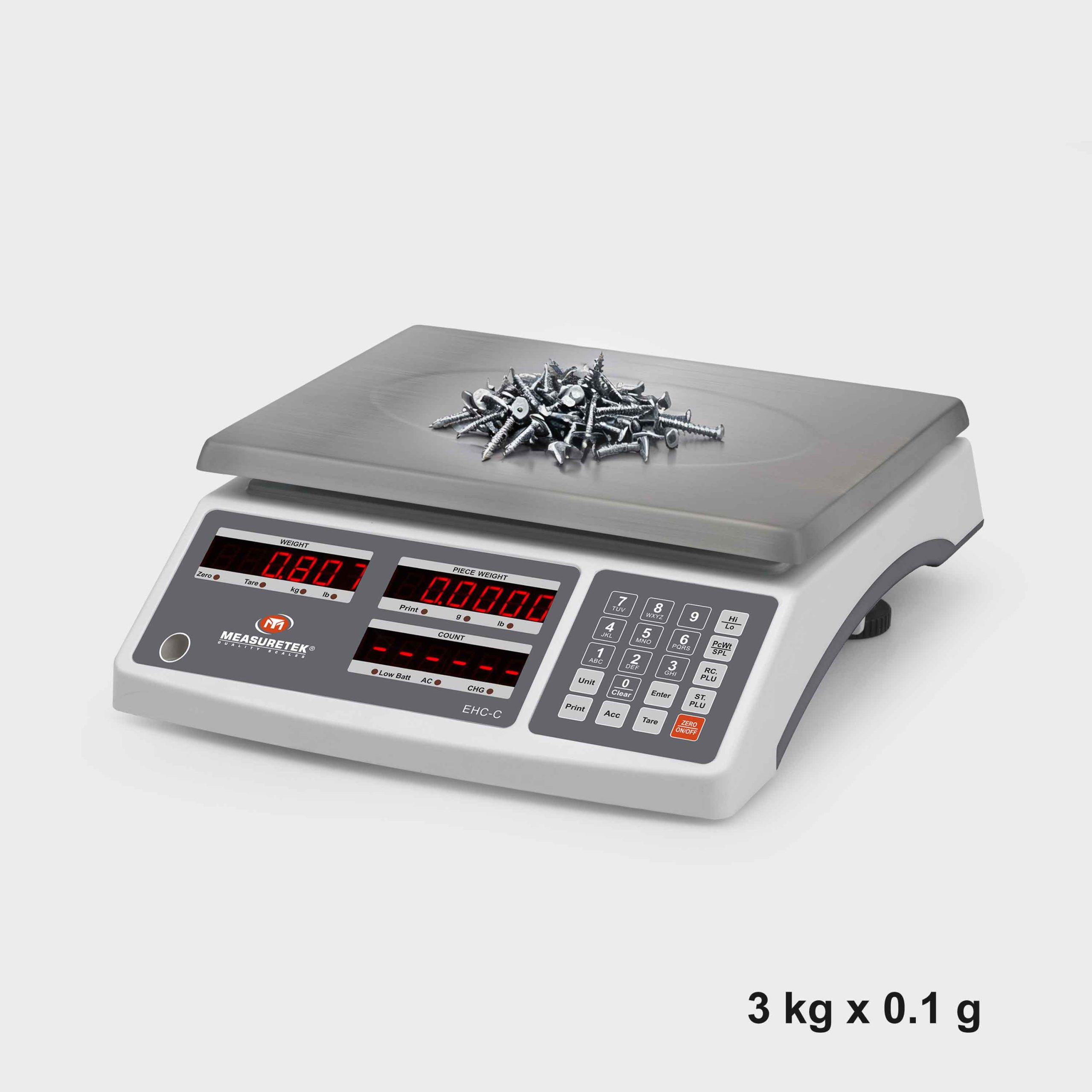 ehc c 电子计数秤 / 量程3kg 精度0.1g 三窗口